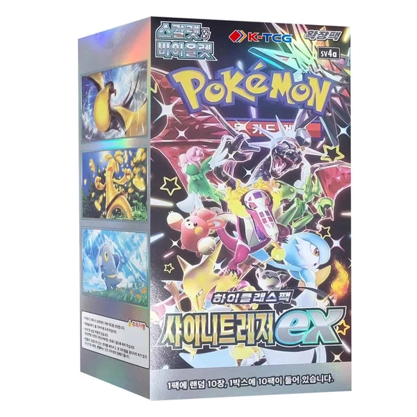 Pokemon Cards “Shiny Treasure” sv4a Booster Box Korean Ver