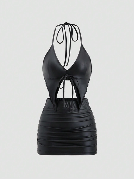 Matching leather set 