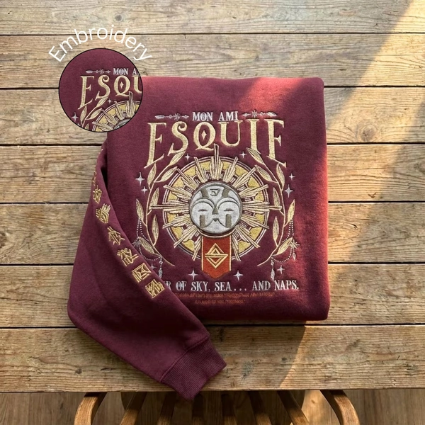 Embroidery Esquie Clair Obscur Expedition 33 Sweatshirt, Expedition 33 Sweatshirt, Clair Obscur: Expedition 33 Shirt, Expedition 33 Merch - Etsy