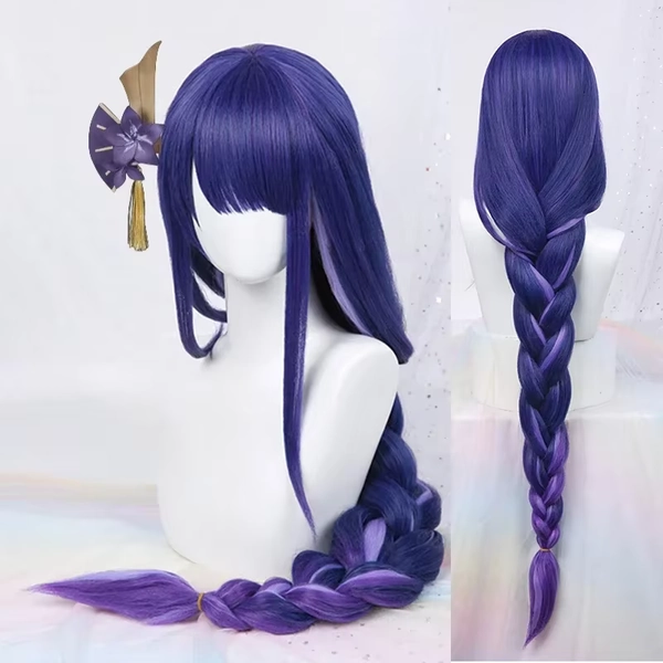 Raiden Shogun Wig