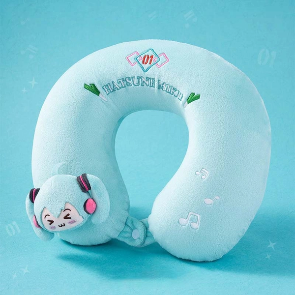 Official Miku Travel Pillow Cute Miku Plushie Pillow