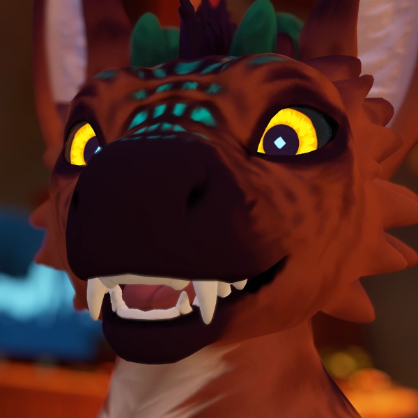 Moonfang Dragon VRC Avatar by Creatureshaped on Jinxxy