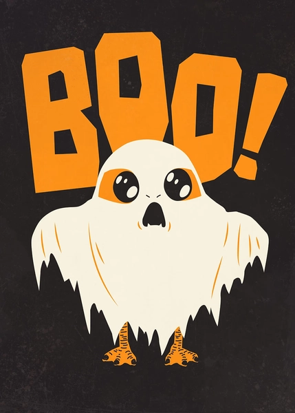 'Boo' Poster, picture, metal print, paint by Star Wars | Displate