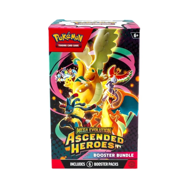 Pokemon Trading Card Games Mega Evolution 2.5 Ascended Heroes Booster Bundle