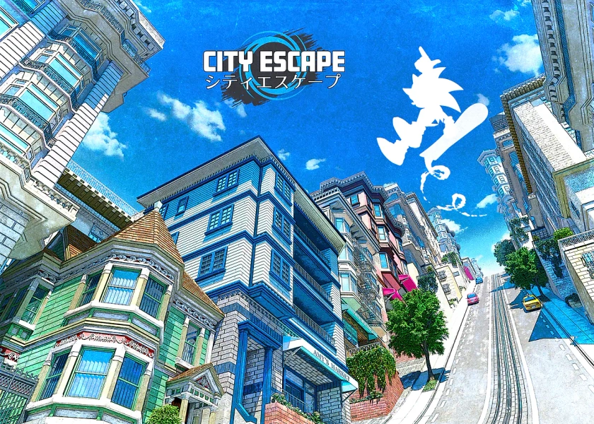 'City Escape' Poster, picture, metal print, paint by Sonic the Hedgehog | Displate