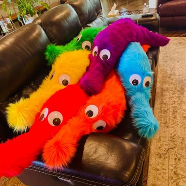GIANT Worm On a String Plush!! (5 Feet)