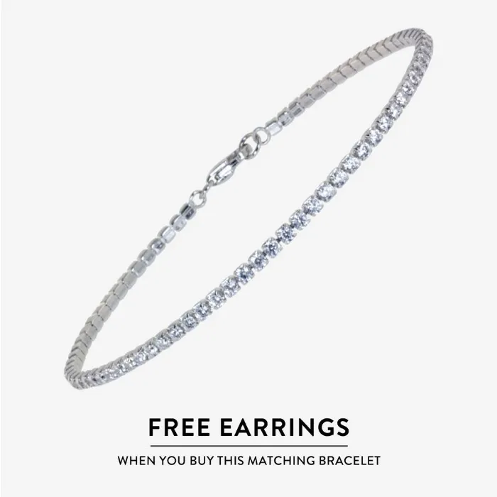 Silver Tennis Bracelet
