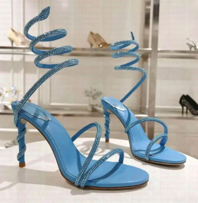 Rene Caovilla Cleo embellished satin sandals