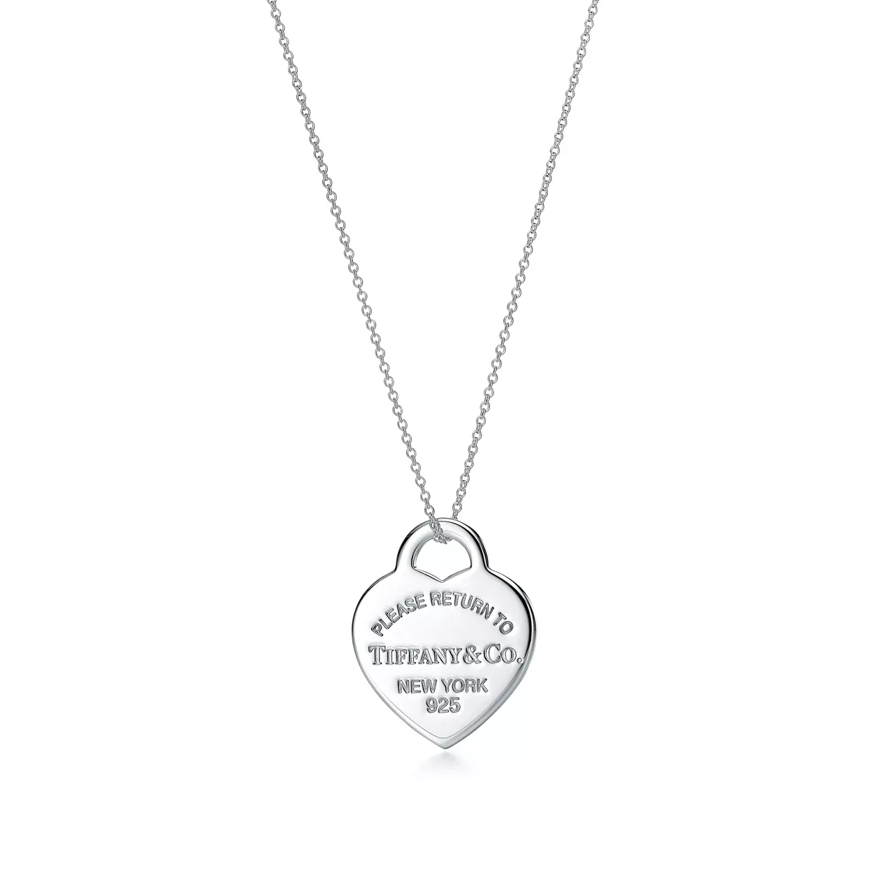 Return to Tiffany™ Heart Tag Pendant in Silver