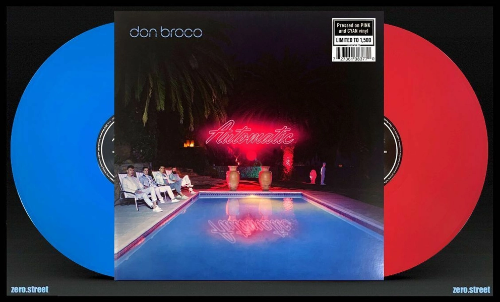 DON BROCO Automatic 2xLP on RED/BLUE VINYL New SEALED /1500