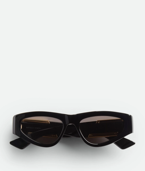 Dash Cat Eye Sunglasses in Black/grey
