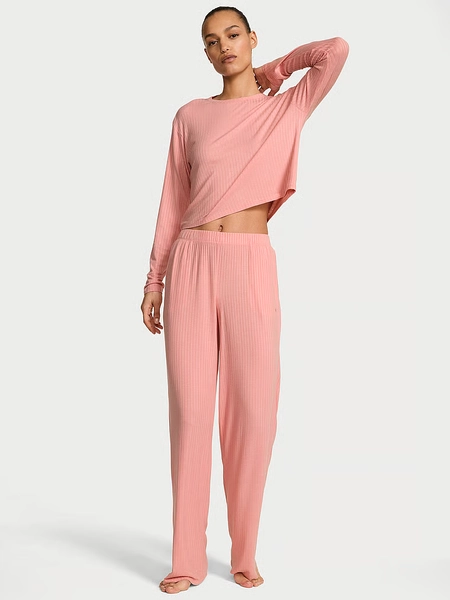 SoSoft™ Modal Wide-Rib Long Lounge Set