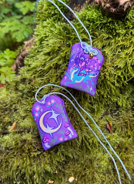 Fey Dragon Lunar Mushroom Omamori Charm