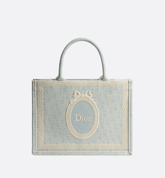 Middelgrote Dior Book Tote met schouderband
