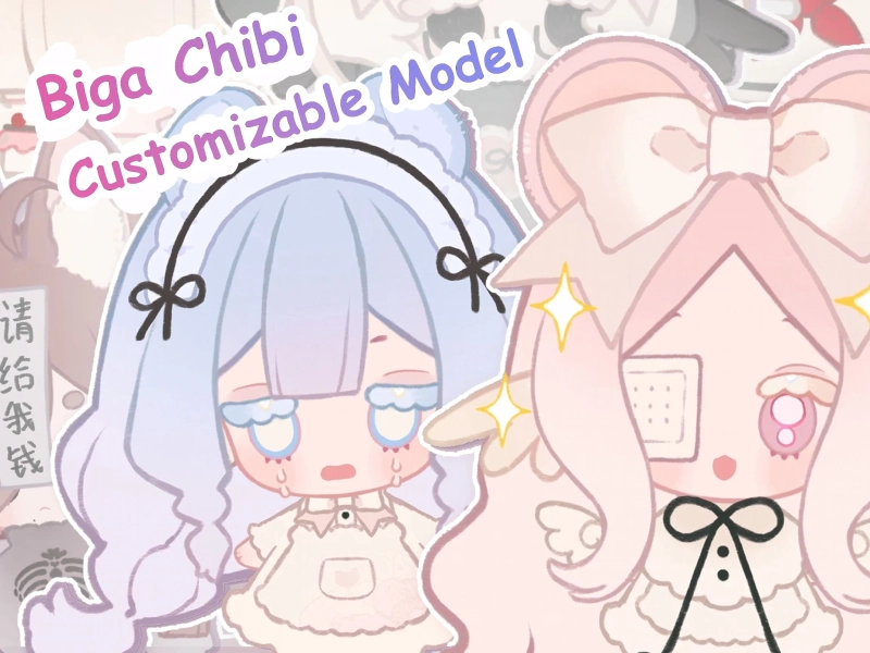 Biga Chibi Customizable Model by mei (@itsmeiiw)