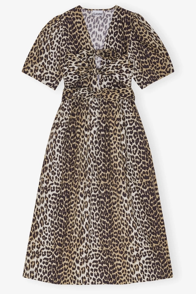 Leopard Printed Cotton Dress