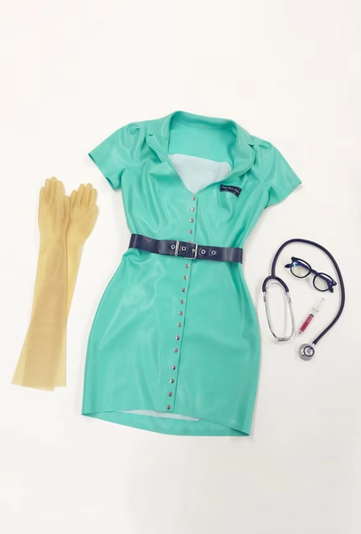 Lady Lucie Latex Clinical Minidress