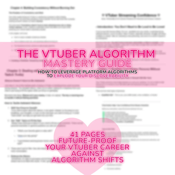 ♡ The VTuber Algorithm Mastery Guide ♡ by Deli 🎐✨ (@deliciarin)