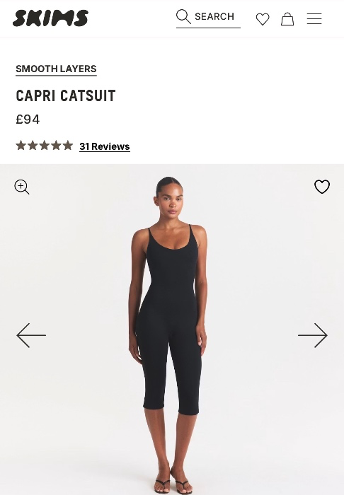 Skims catsuit 
