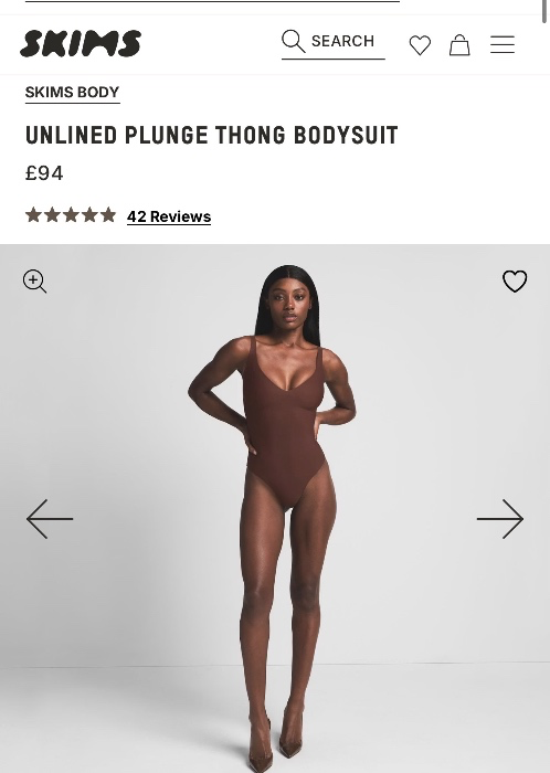 Skims bodysuit 