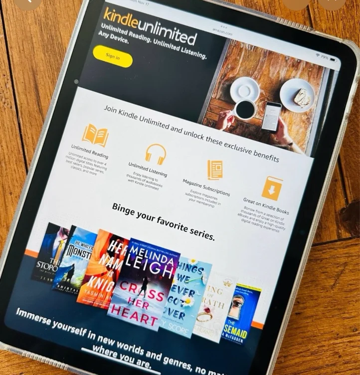 1-year subscription Kindle Unlimited 