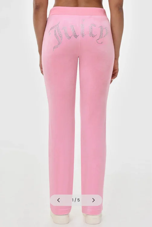 OG Big Bling Velour Track Pants