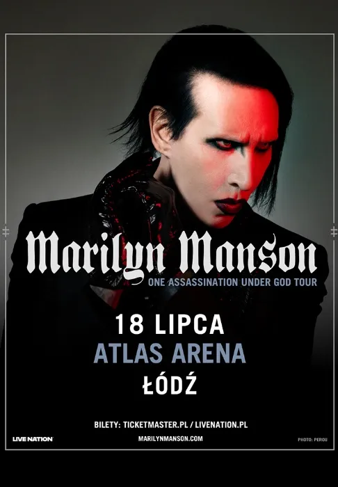 Marilyn Manson VIP Ticket Seat Łódź Poland 18.07.2026