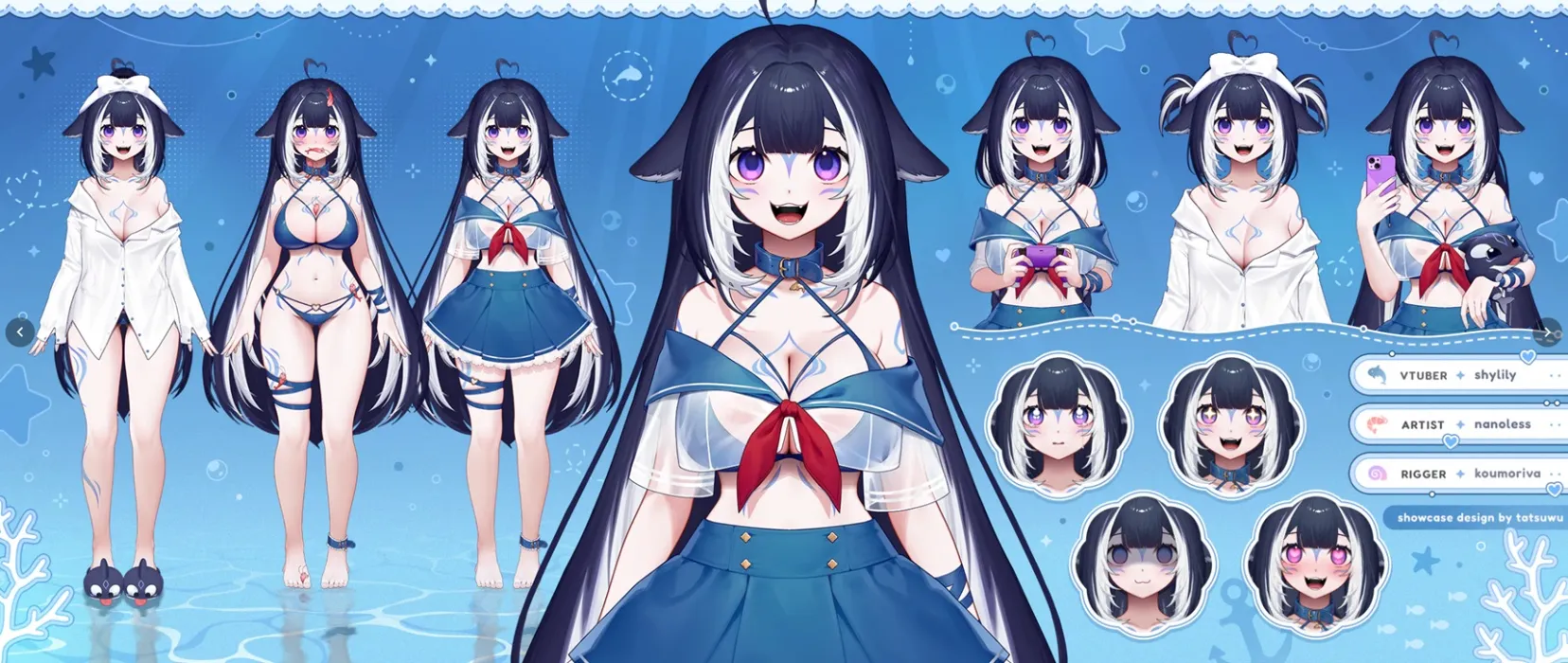 Character Reference Sheet by Tatsu