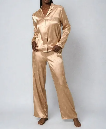 golden two-piece barbie pajama 🧸😪💤