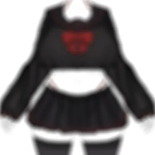 [2.0 MODEL] School Girl Seifuku Outfit 🖤❤️