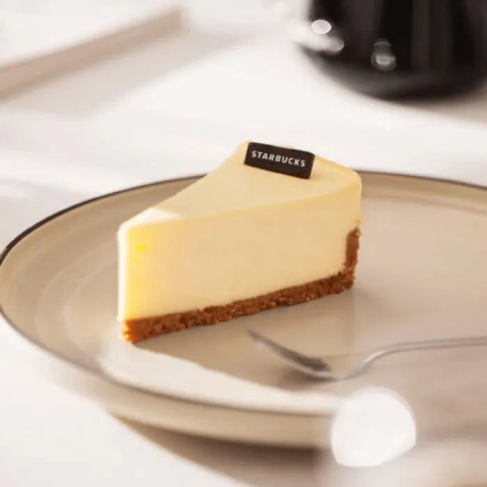 Starbucks Cheesecake & Hot Chocolate 🍰🤍