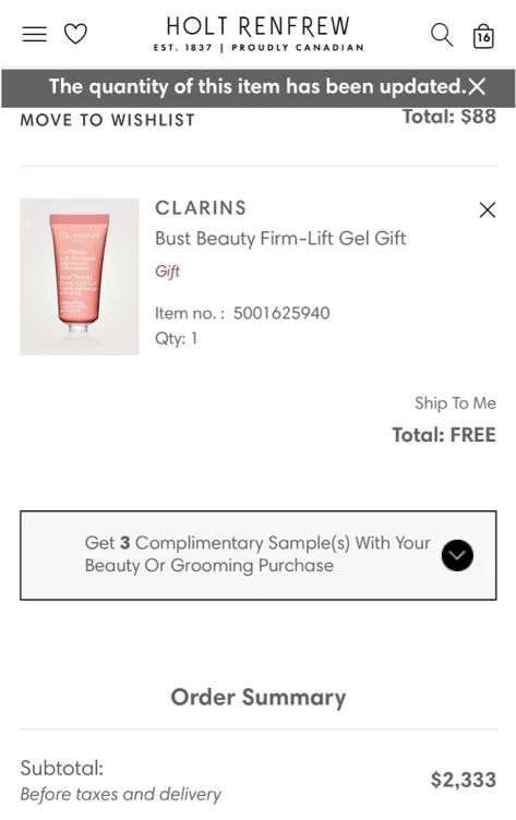 Toiletries restock ✨