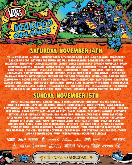Vans Warped Tour Ticket