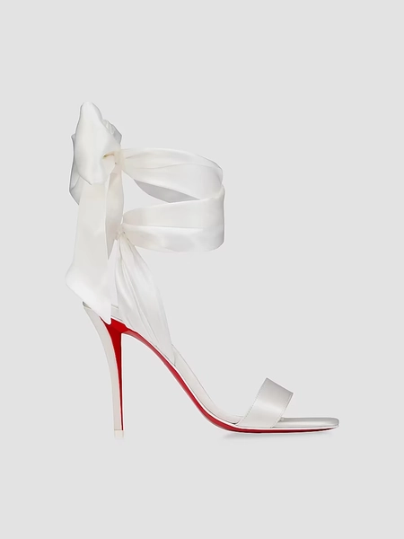 Miss Z Du Desert 100MM Satin Sandals