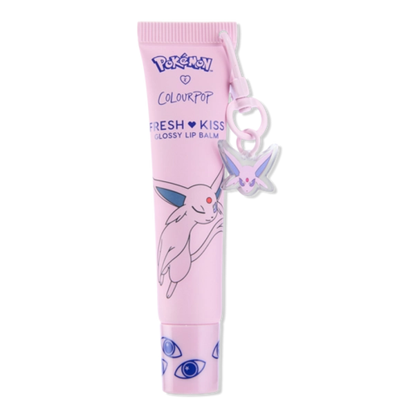 ColourPop X Pokémon Fresh Kiss Glossy Lip Balm w/ Keychain Charm Espeon