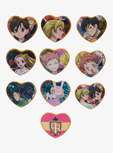 Ouran High School Host Club Blind Bag Mini Heart Buttons
