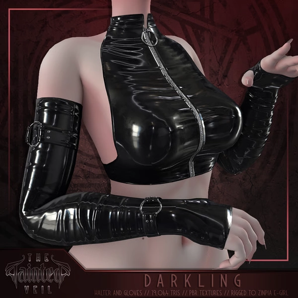 Darkling - Halter and Gloves