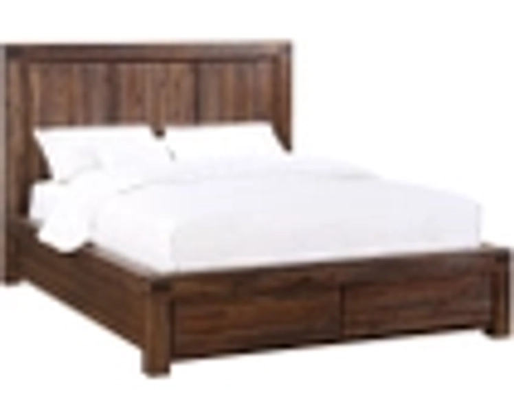 Acacia Wood Modus Furniture Meadow King Storage Bed