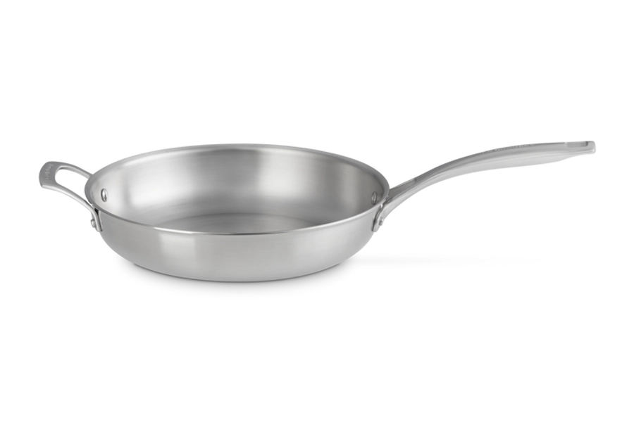 Bratpfanne mit Gegengriff aus Essential 3-ply Edelstahl