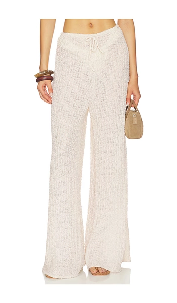 x Elsa Hosk Drawstring Wide Leg Pant extra small