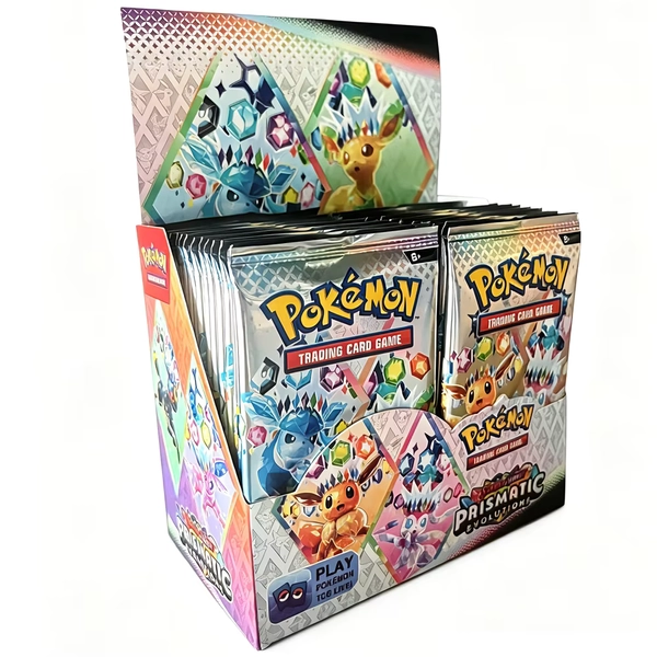 360 Stück Anime-Sammelkarten Prismatic Evolutions Crystal Eevee Englische Booster-Box Kampfspiel Sammlerstück Hobby-Geschenk - AliExpress 