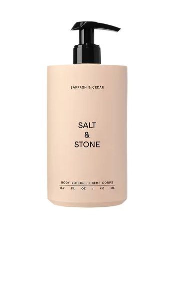 SALT & STONE Saffron & Cedar Body Lotion in Beauty: NA.