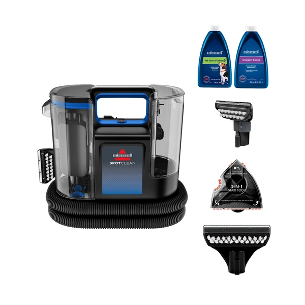 Bissell 3861F SpotClean Portable Carpet Deep Cleaner for Spots and Stains