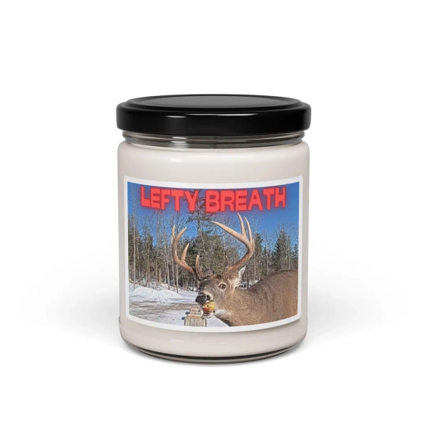 LEFTY BREATH Apple Scented Soy Candle, 9oz - Etsy Canada