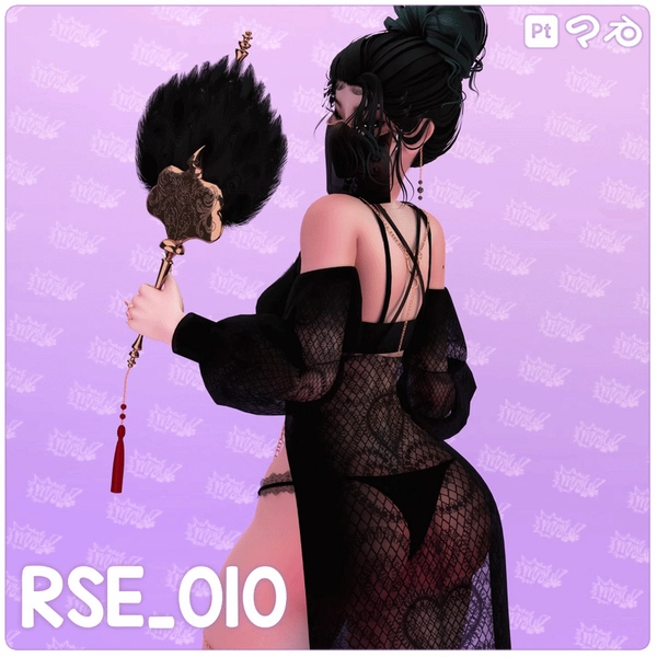RSE_010 - Silk Robe Rigged Asset Set
