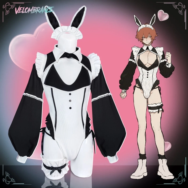 Cozy Knit Bunny Men's Lingerie 4-Piece Set | Velombrance