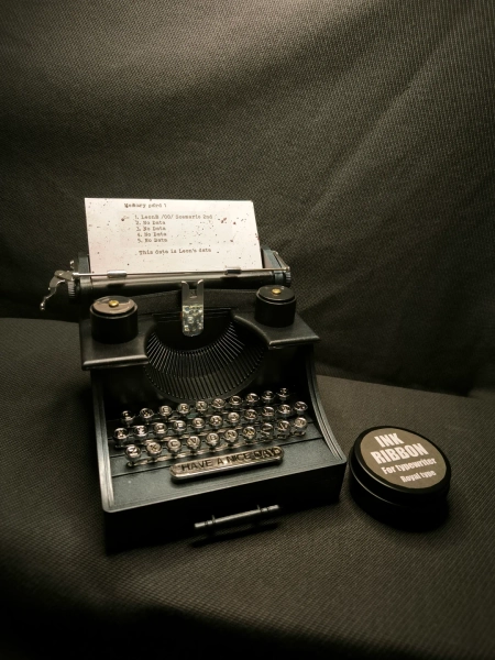 Replica Resident Evil Typewriter With Music and Movement + Ink Ribbon Box - Etsy