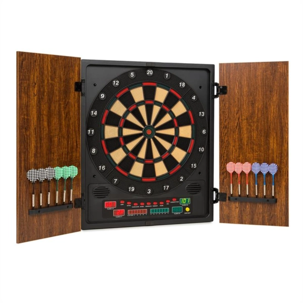 Dartmaster 180 Freccette Tiro a Segno Elettronico Marrone