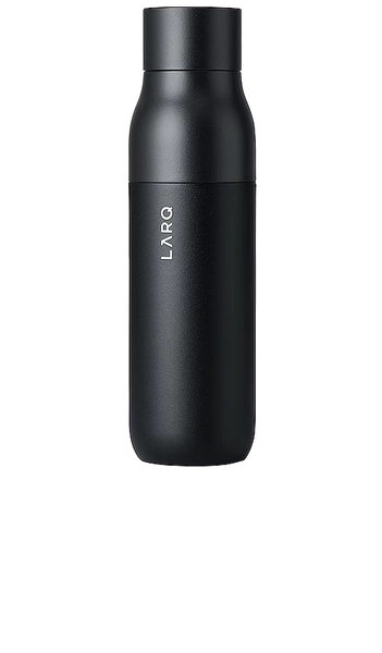 LARQ Self Cleaning 17 oz Water Bottle in Black.