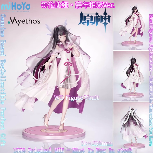 In stock Genshin Impact Gift+ Columbina Hyposelenia Carnival Gathering Ver 1/8 Scale Figure Myethos Model Genuine Boxed Toy Gift - AliExpress 26